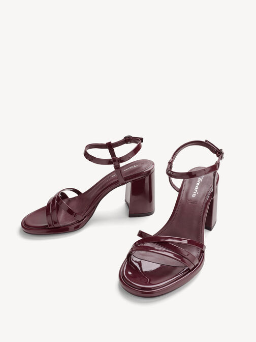 Sandalette, MERLOT PATENT, hi-res