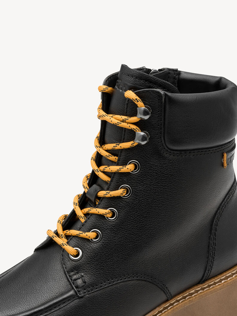 Stiefelette, BLACK LEATHER, hi-res