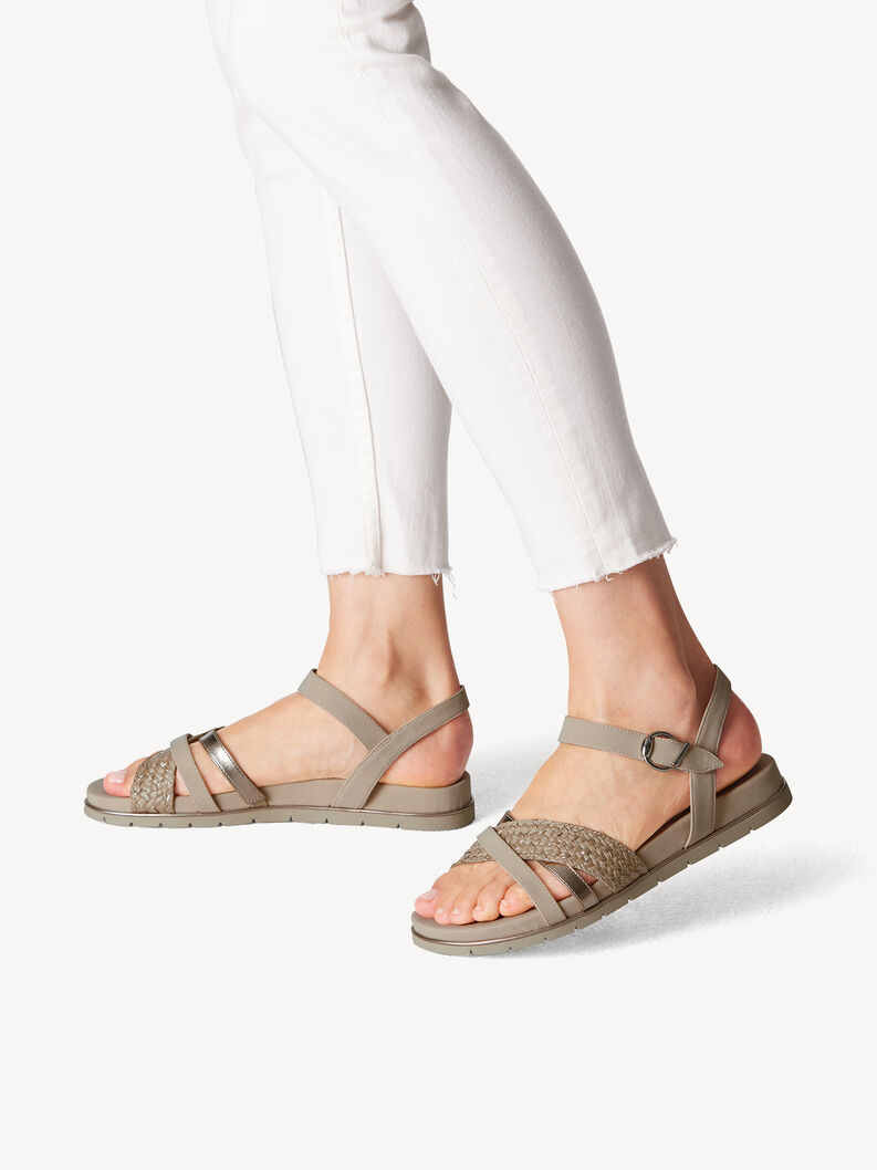 Sandal - beige, SHELL COMB, hi-res