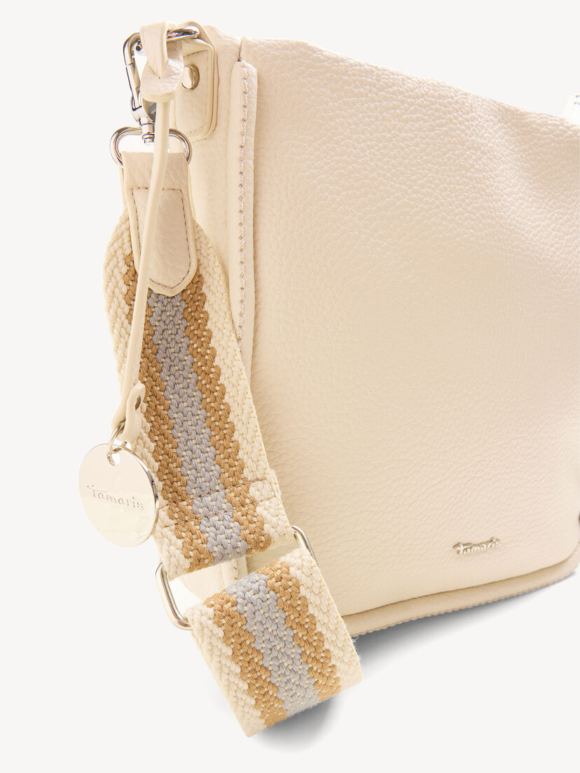 Schoudertas - grijs, ecru, hi-res