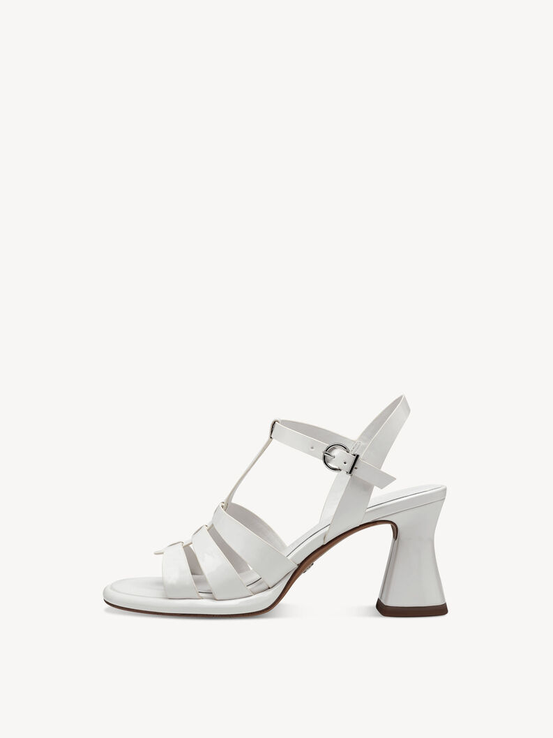 Sandalo - bianco, WHITE PATENT, hi-res