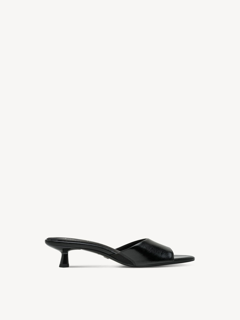 Slipper - zwart, BLACK, hi-res