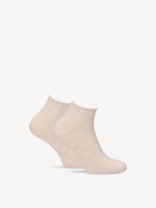 Sokken, 2-pack, beige mel./beige mel., hi-res