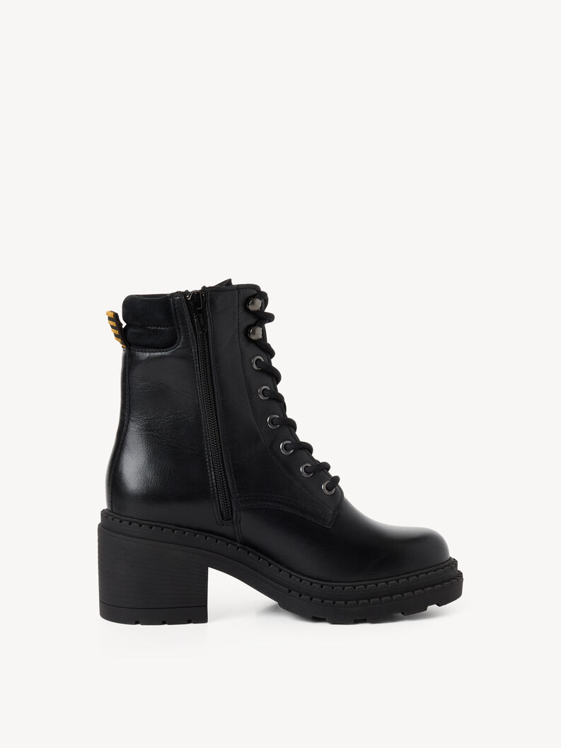 Støvletter - sort, BLACK LEATHER, hi-res