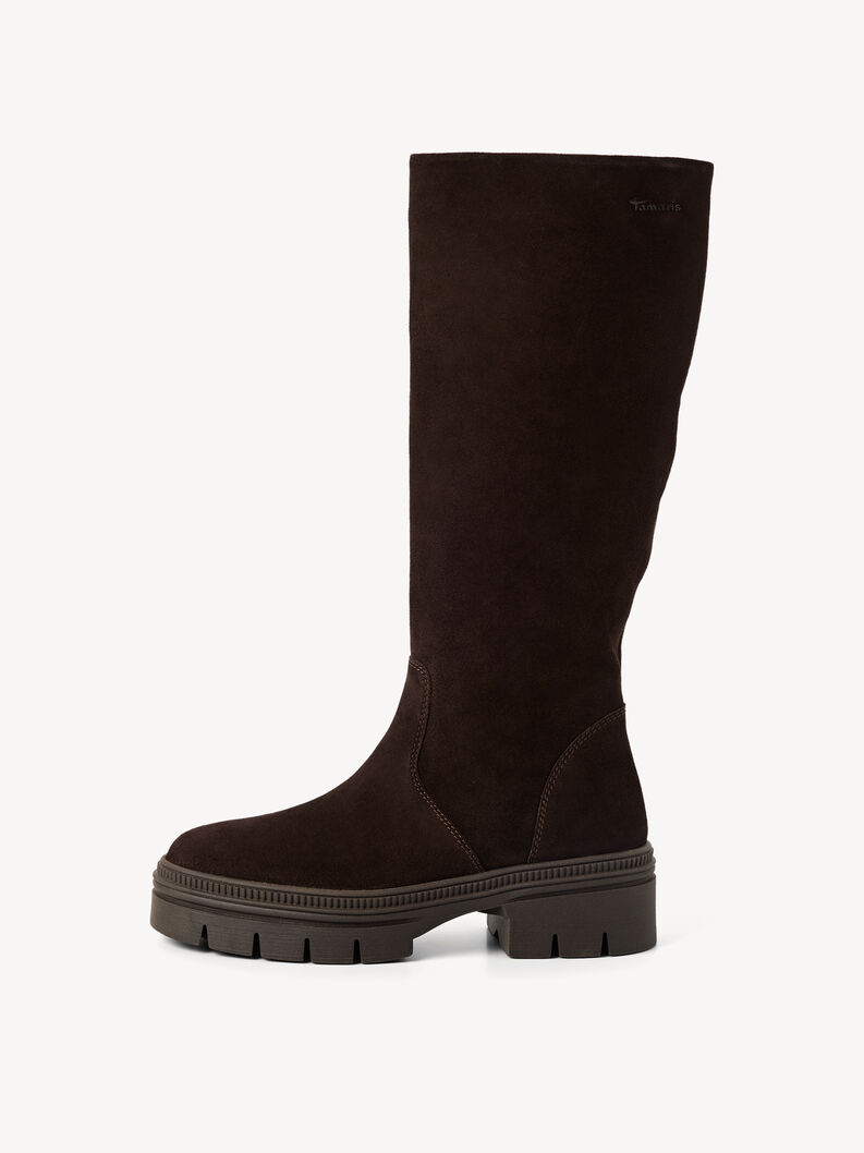 Bottes en cuir - marron, MOCCA, hi-res