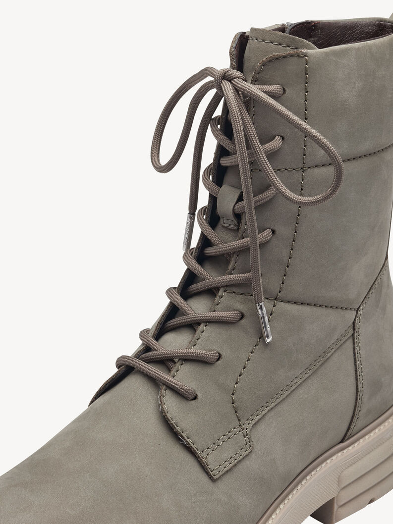 Bottine en cuir - vert, SAGE, hi-res