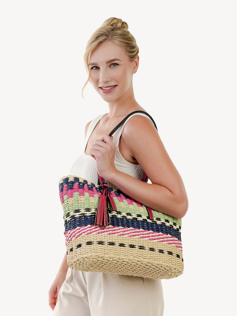 Shopping bag - multicolor, multicolor, hi-res