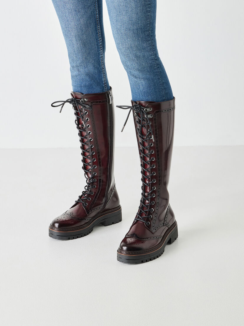 Laarzen - rood, BORDEAUX, hi-res