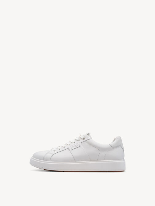 Sneaker, WHITE LEATHER, hi-res