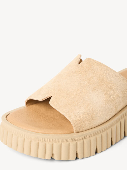 Pantolette, BEIGE SUEDE, hi-res