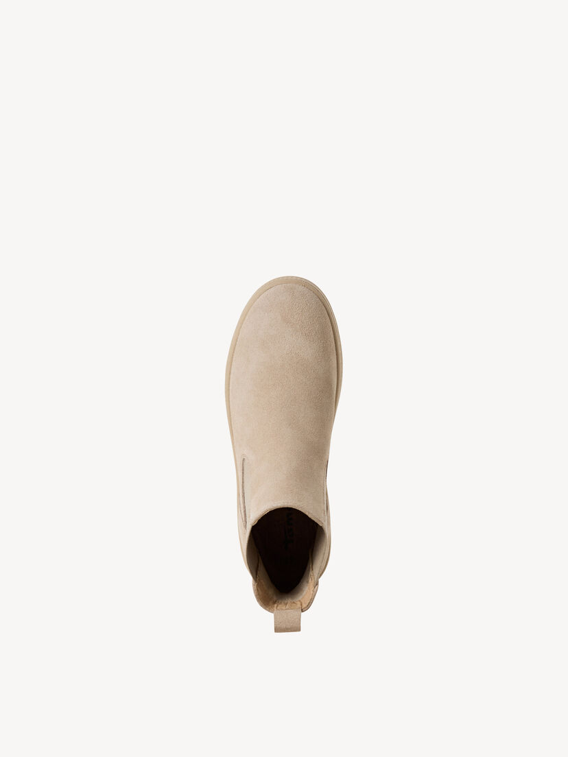 Leren Chelseaboot - beige, beige, hi-res