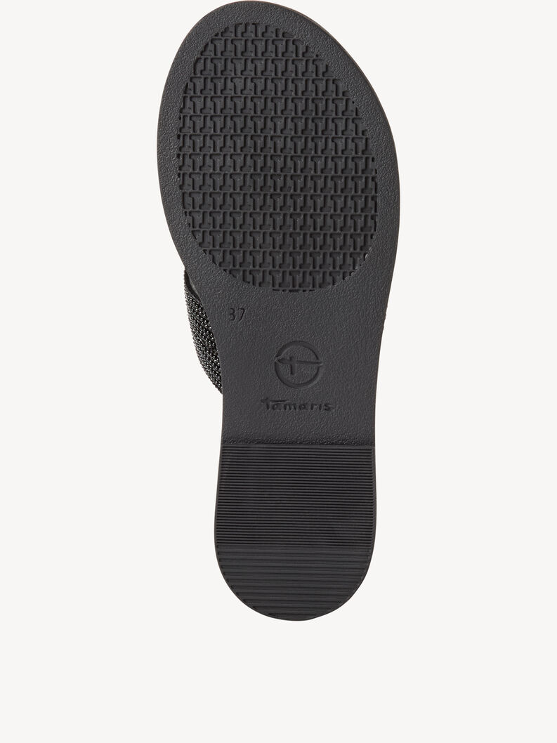 Klapki - czarny, BLACK GLAM, hi-res