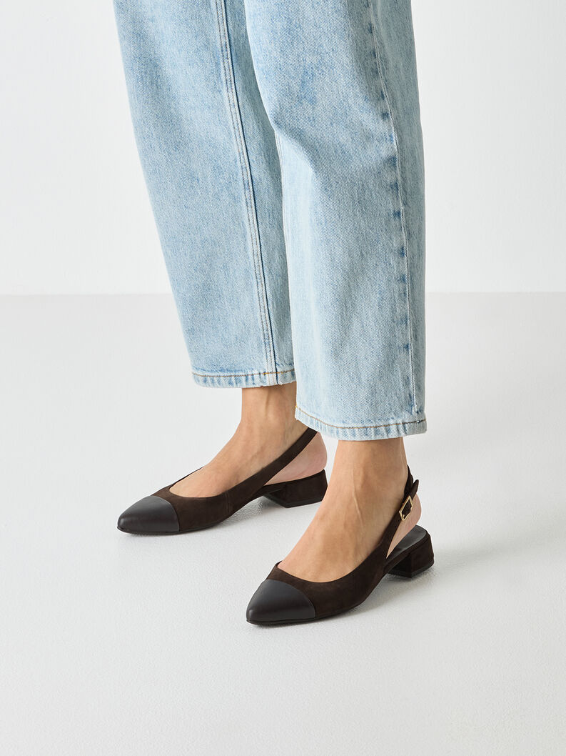 Slingpumps - braun, MOCCA COMB, hi-res