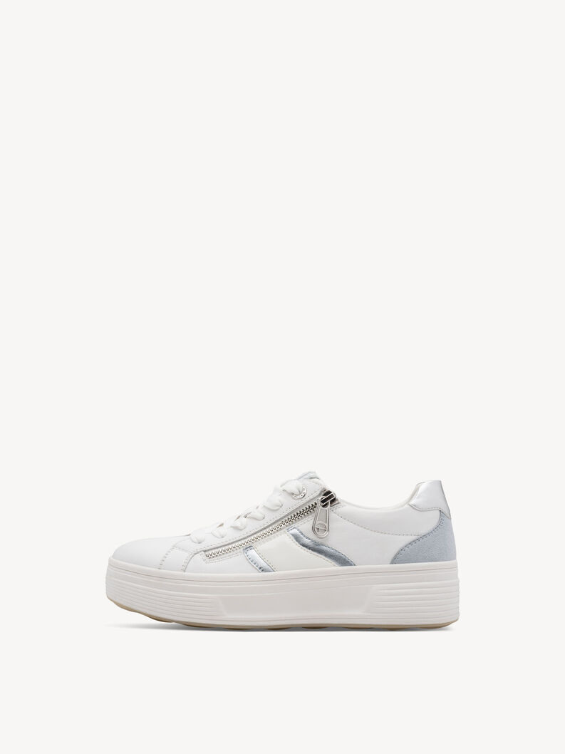 sneaker, WHITE/BLUE, hi-res