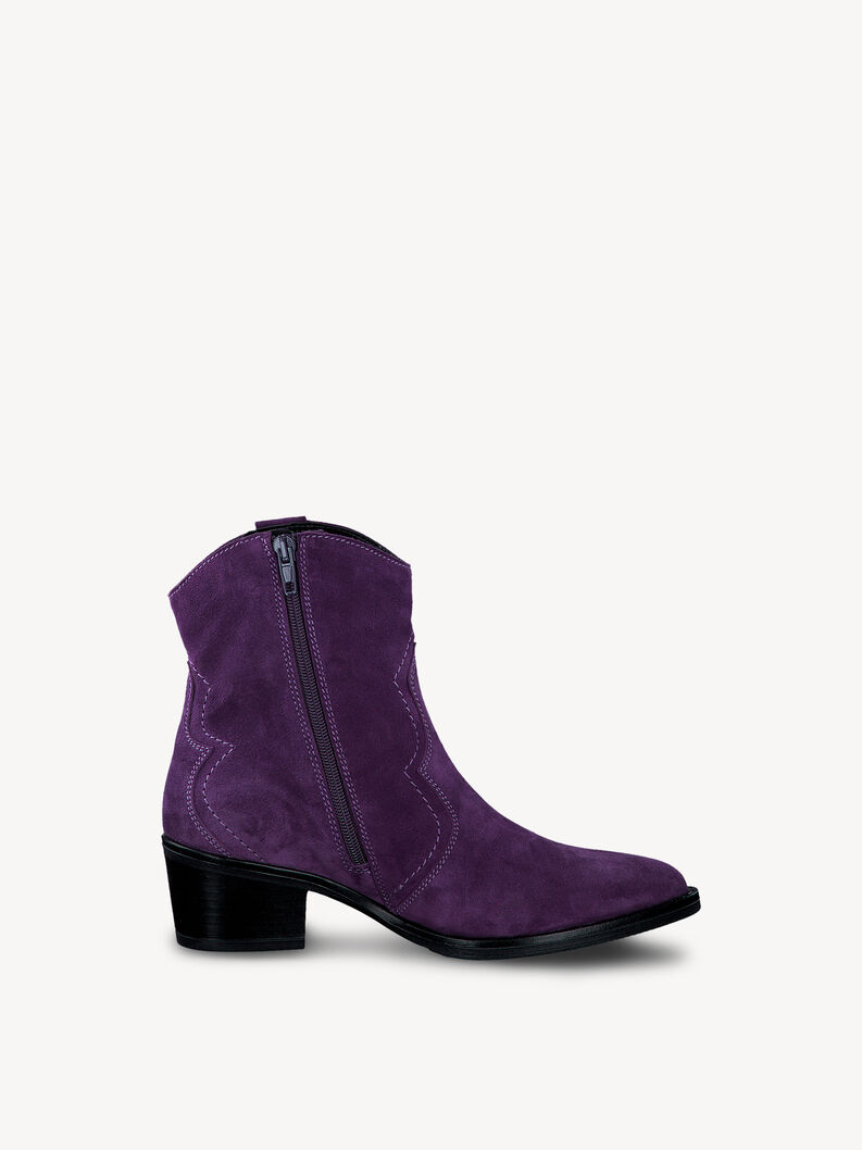 Ledercowboystiefel - lila, PURPLE, hi-res