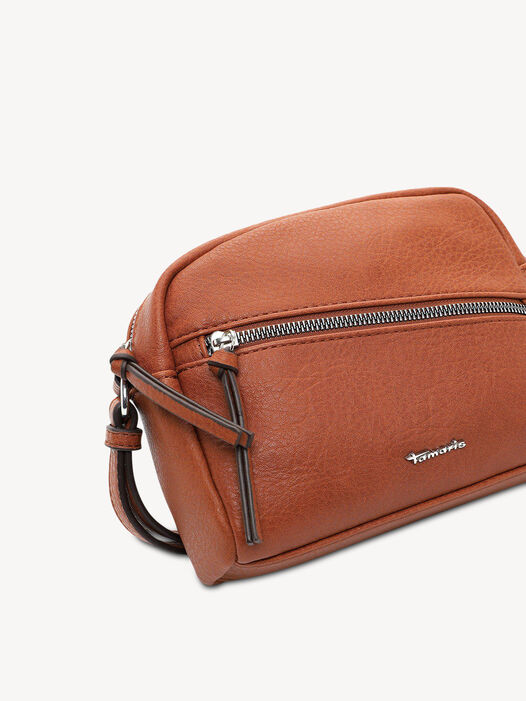 Schoudertas, cognac, hi-res