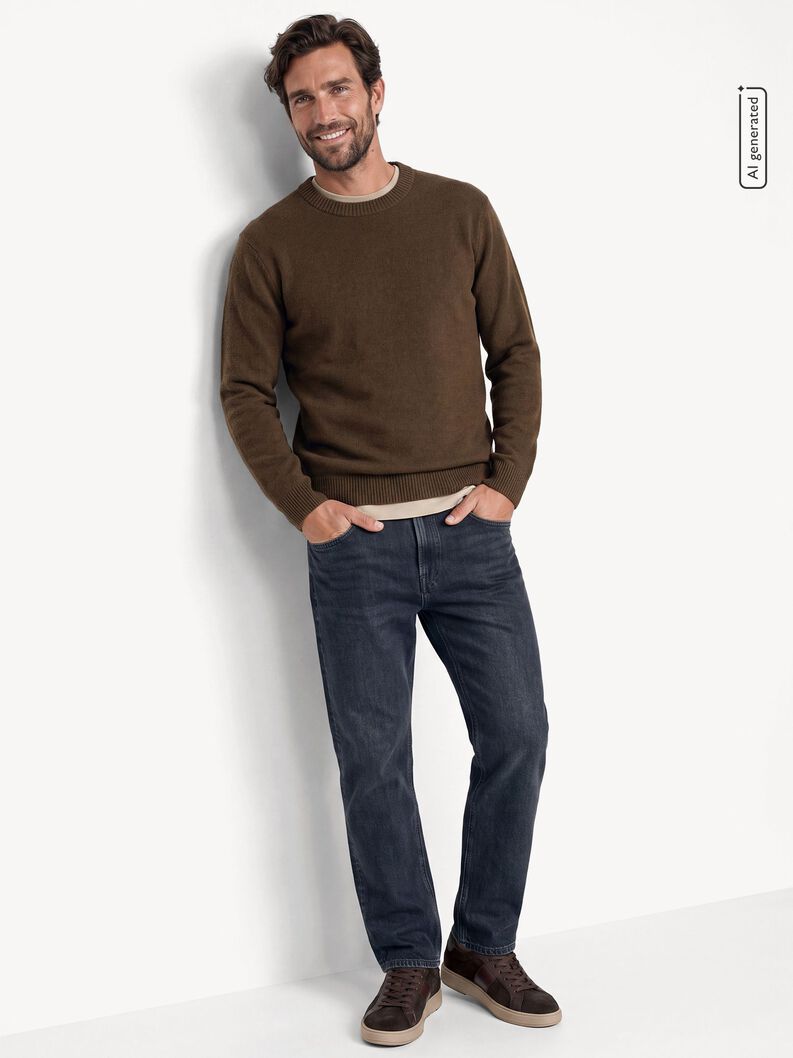 Ledersneaker - braun, MOCCA COMB, hi-res
