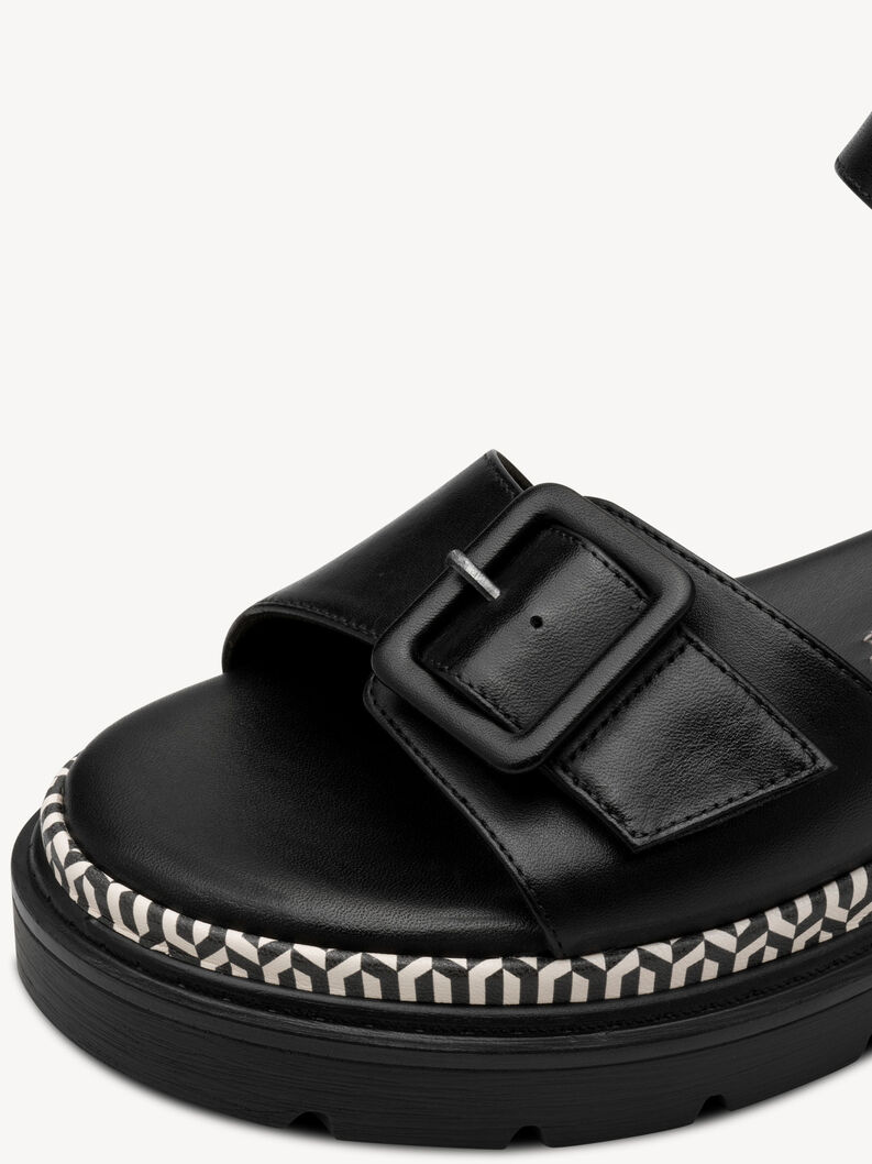 Sandalo - nero, BLACK, hi-res