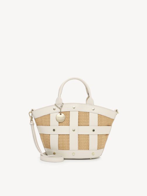 Shopping bag, beige, hi-res