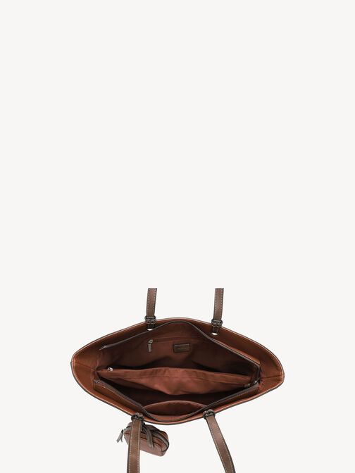 Sac cabas, cognac, hi-res