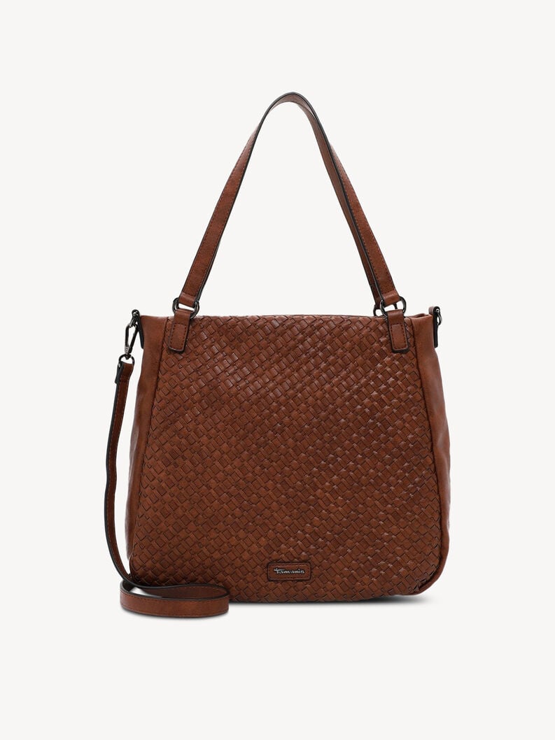 Shopping bag - brown, COGNAC, hi-res