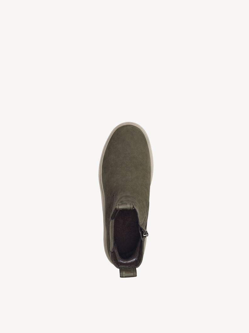 Leder Chelsea Boot - gr&uuml;n, OLIVE, hi-res