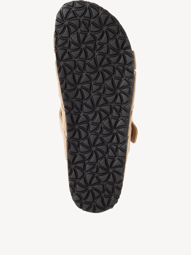 Mule en cuir - beige, TAUPE, hi-res