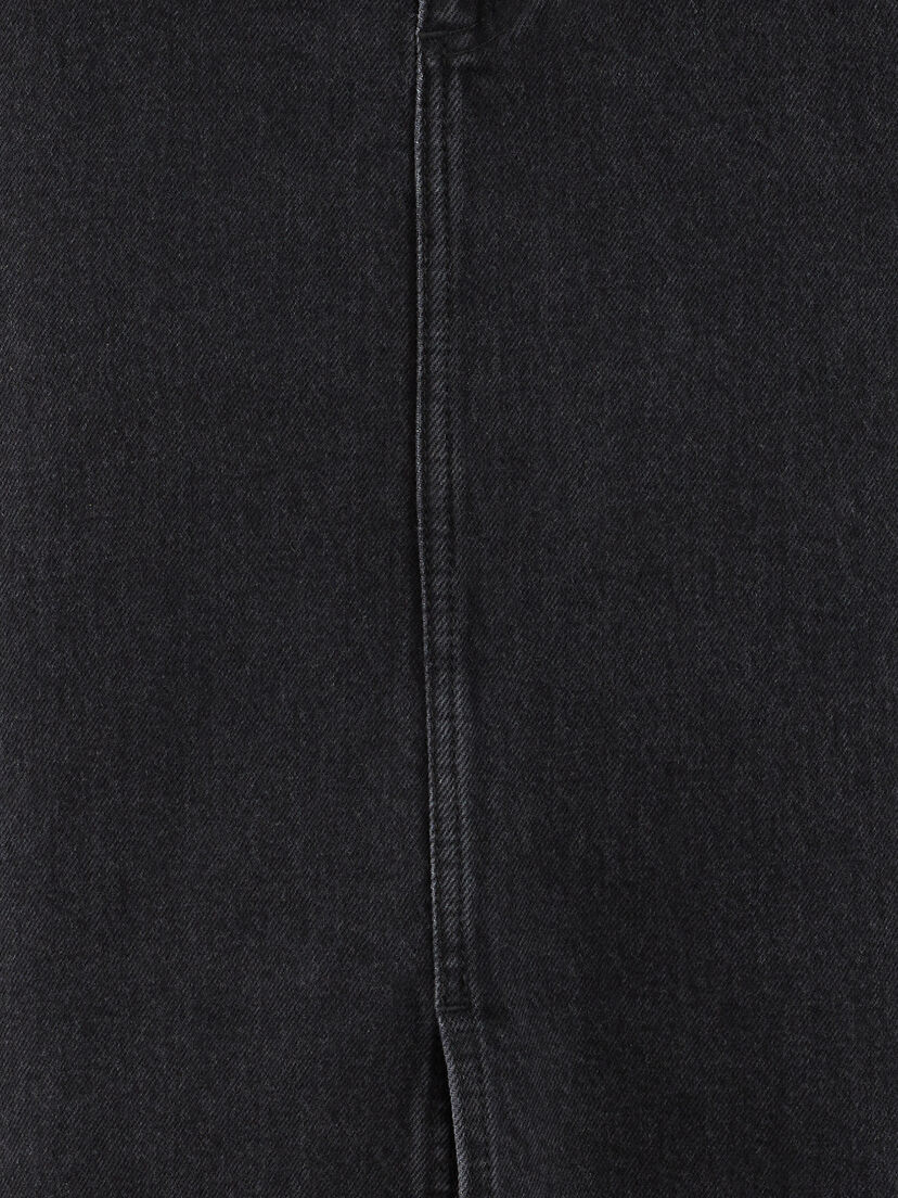 Denim rok - zwart, Wash Black Denim, hi-res
