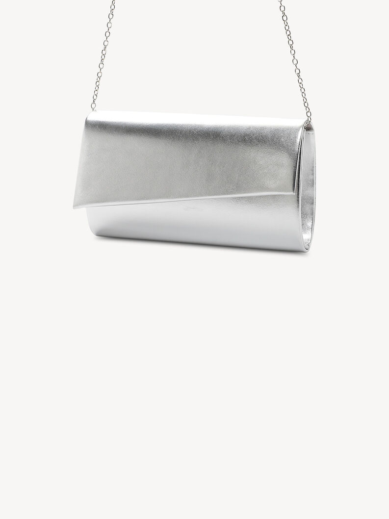 Clutch bag - silver, silver, hi-res