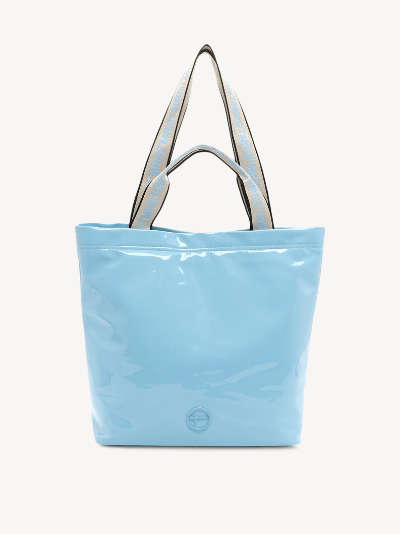 Shopping bag - blue, lightblue, hi-res