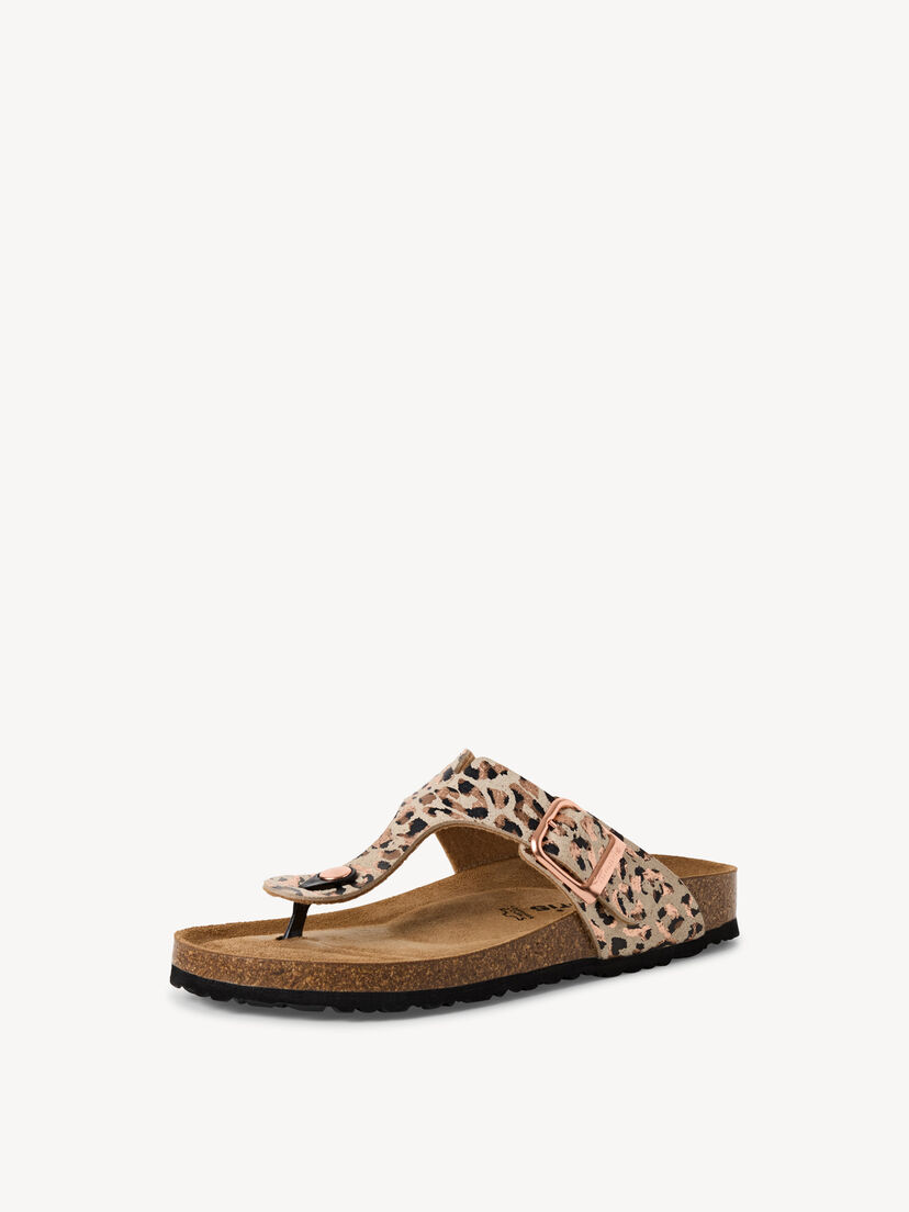 Slipper - beige, BEIGE/LEOPARD, hi-res