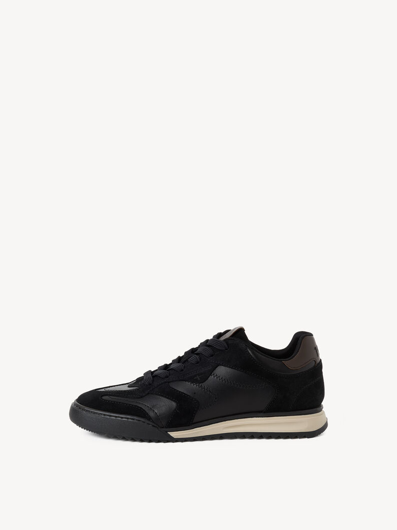 Basket en cuir - noir, BLACK COMB, hi-res