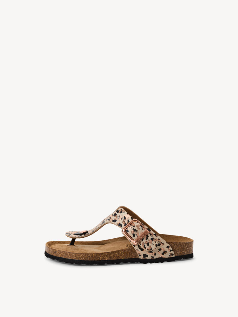 Slipper - beige, BEIGE/LEOPARD, hi-res