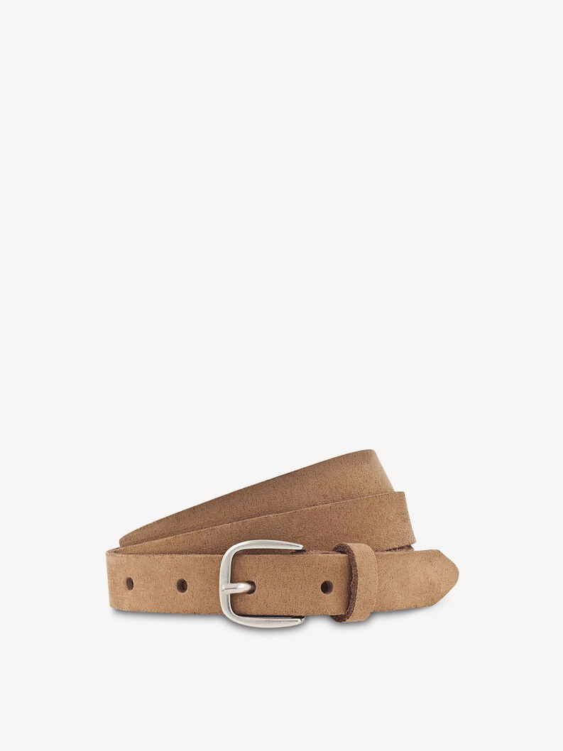 Leather Belt - brown, COGNAC, hi-res