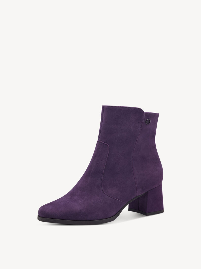 Støvletter - lilla, PURPLE SUEDE, hi-res