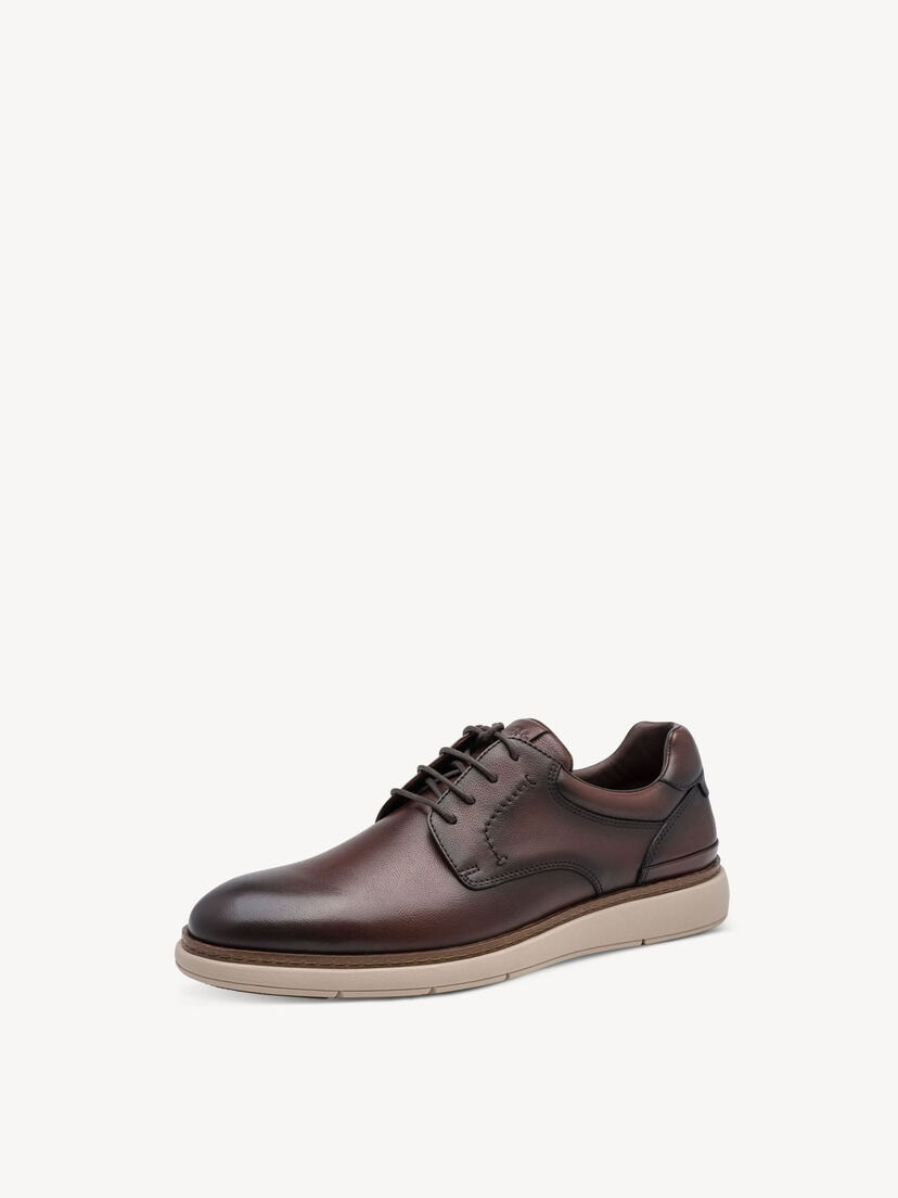 Leren Lage schoen - bruin, MOCCA LEATHER, hi-res