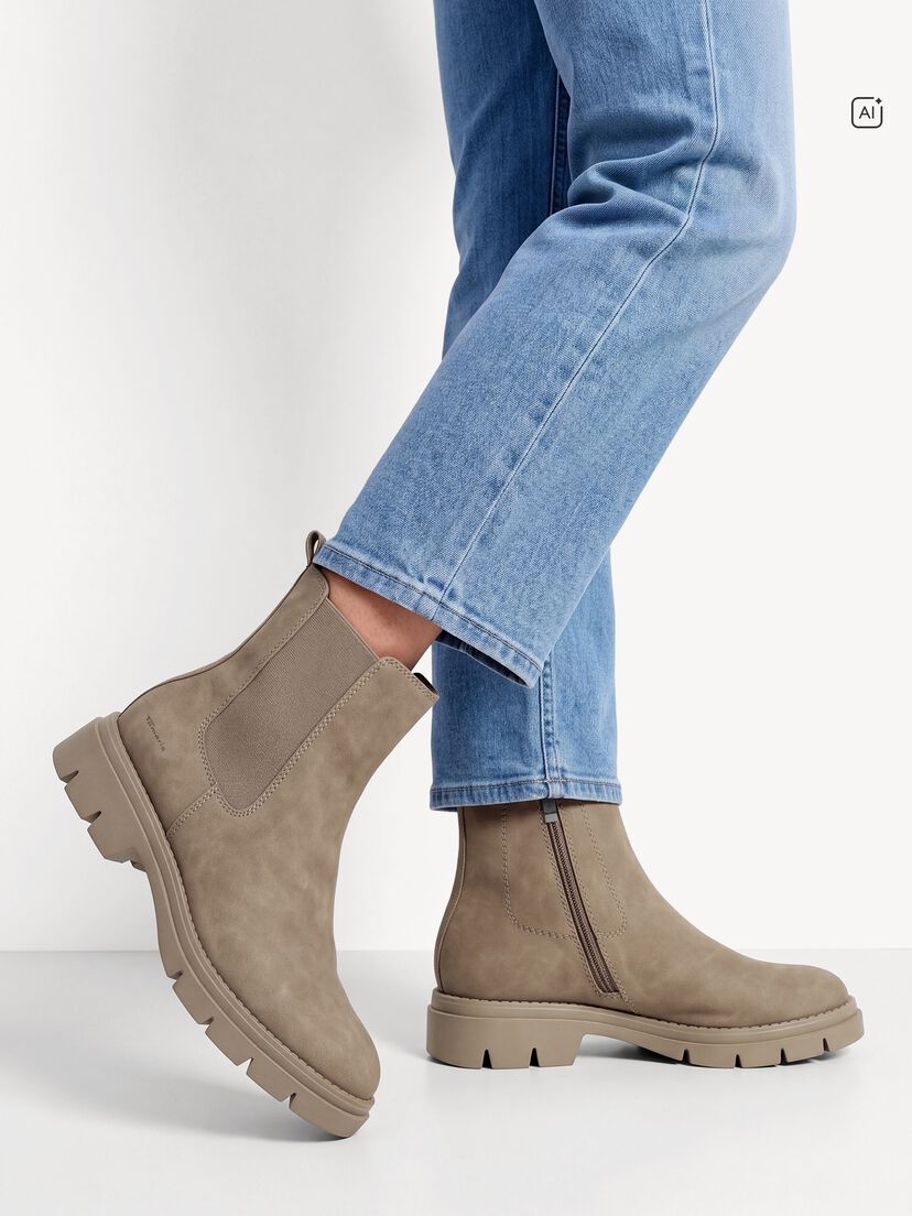 Chelseaboot - beige, BEIGE NUBUC, hi-res