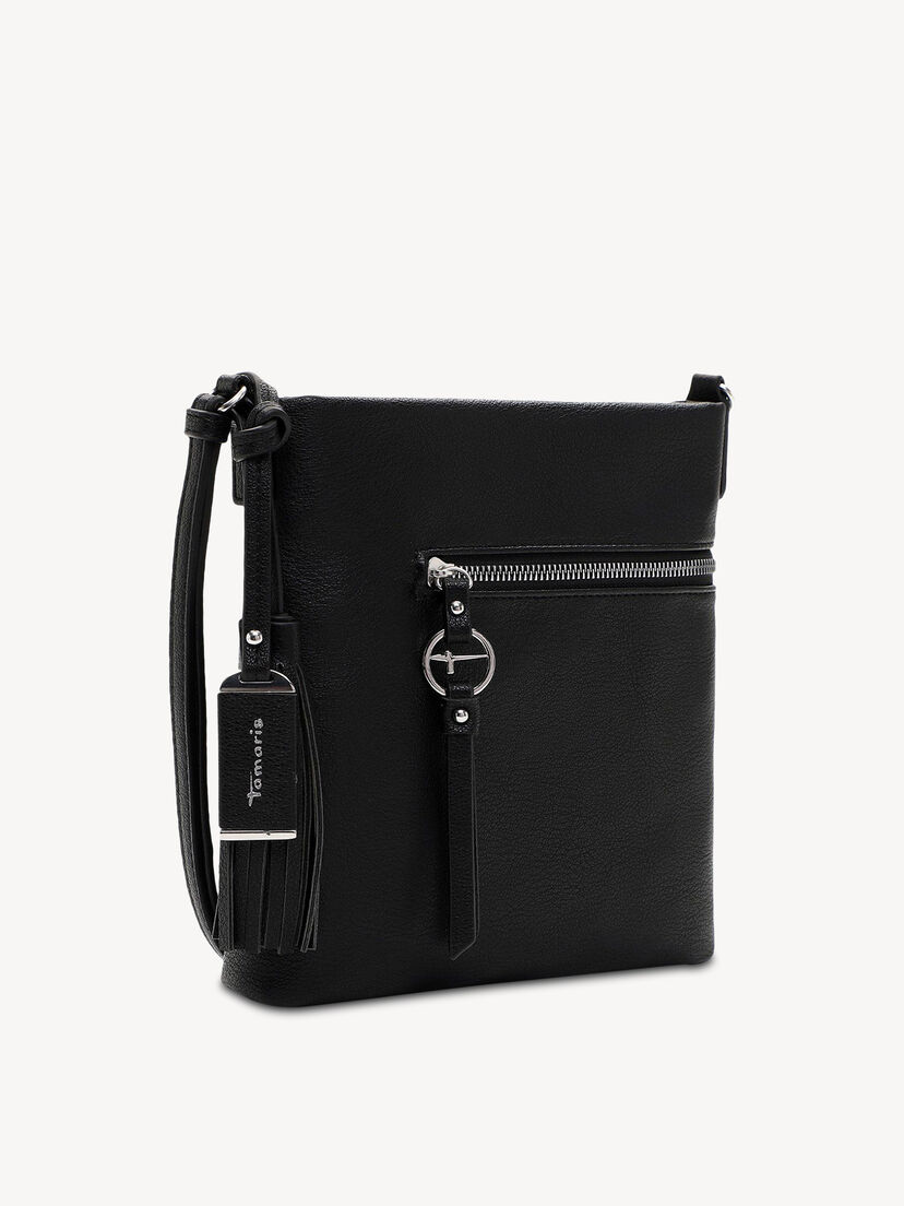 Schoudertas - zwart, black, hi-res