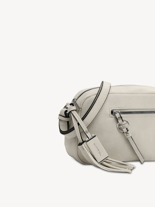 Schoudertas, ecru, hi-res