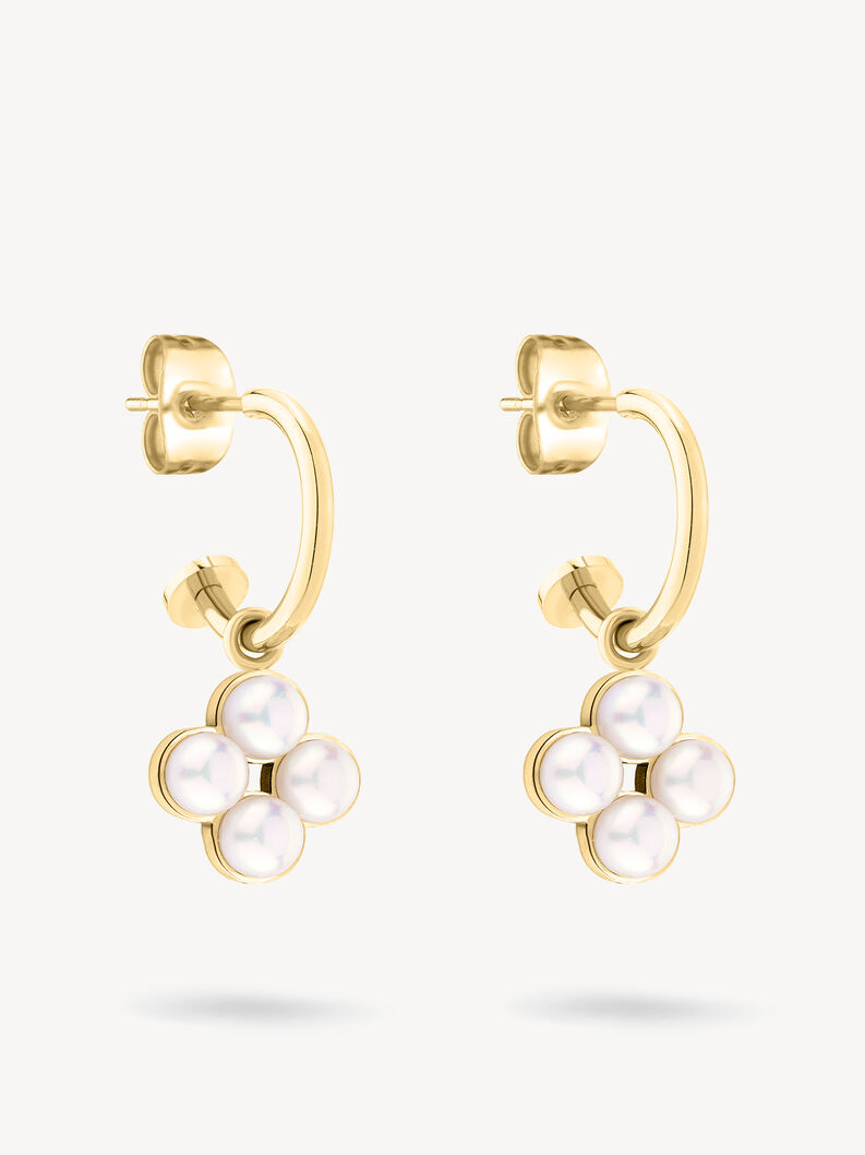 Boucles d'oreille - or rose, or, hi-res