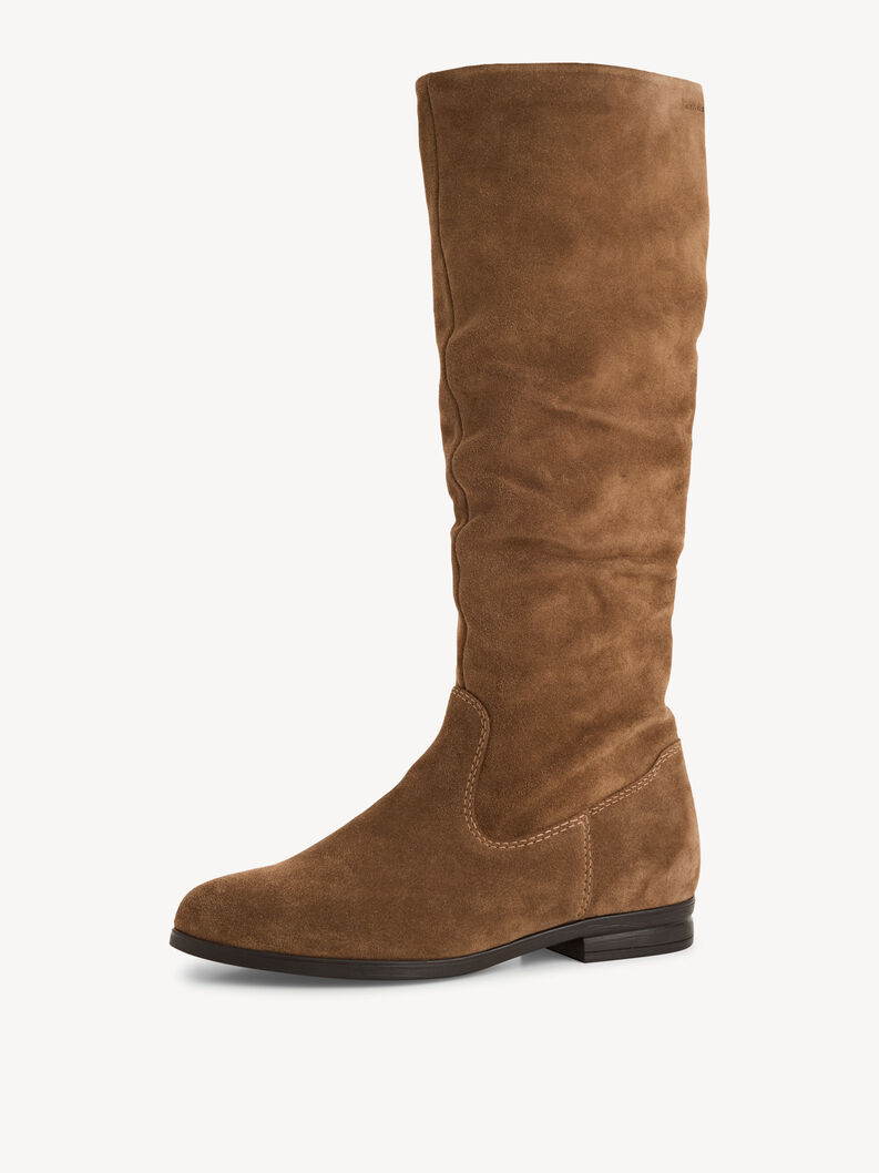 Leather Boots - brown, BROWN, hi-res