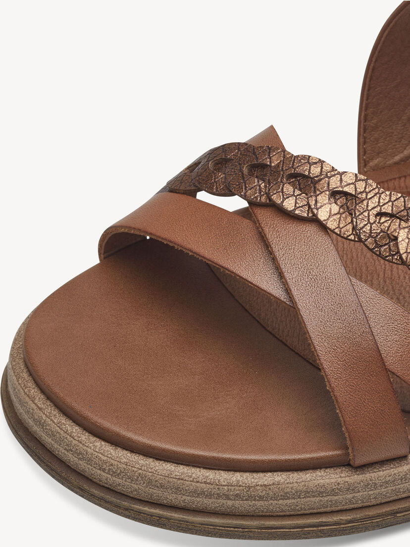 Sandaaltje - bruin, cognac, hi-res