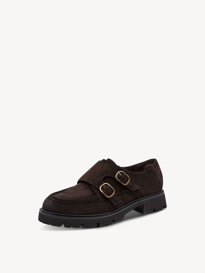 Instappers - bruin, MOCCA SUEDE, hi-res