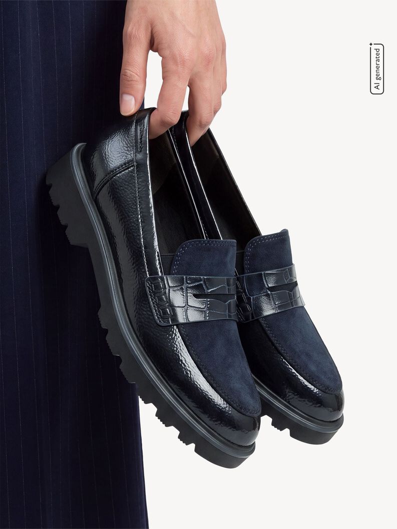 Slipper, NAVY, hi-res