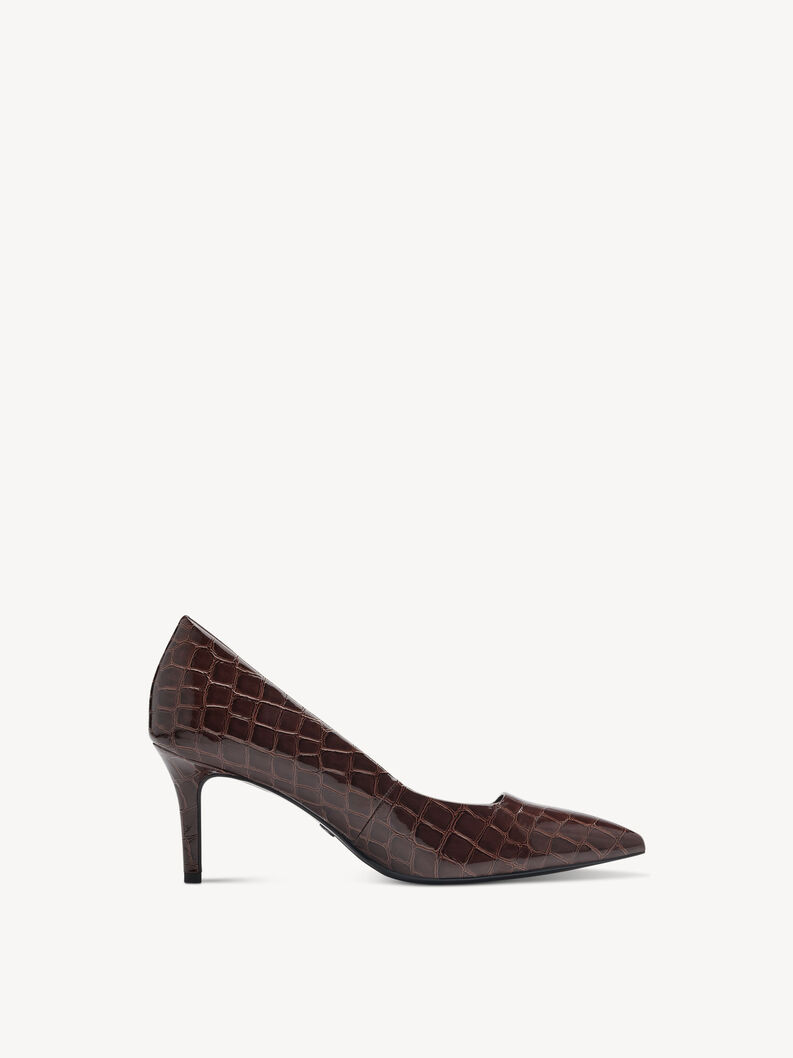 Pumps - brun, BROWN CROCO, hi-res