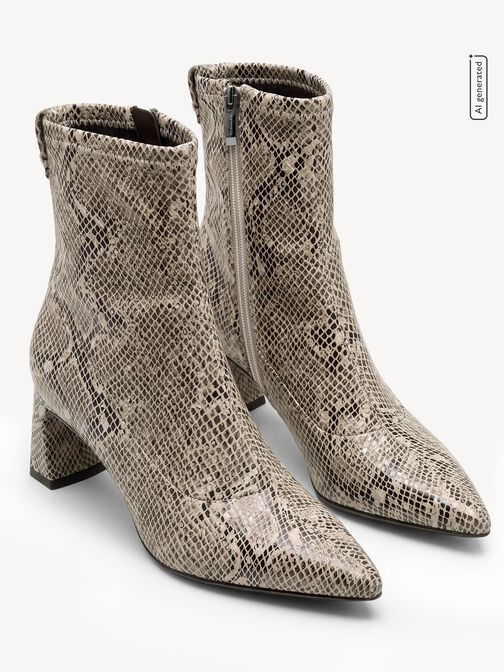Stiefelette, BEIGE SNAKE, hi-res