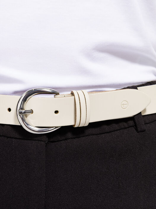 Leren riem, Lichte beiige, hi-res