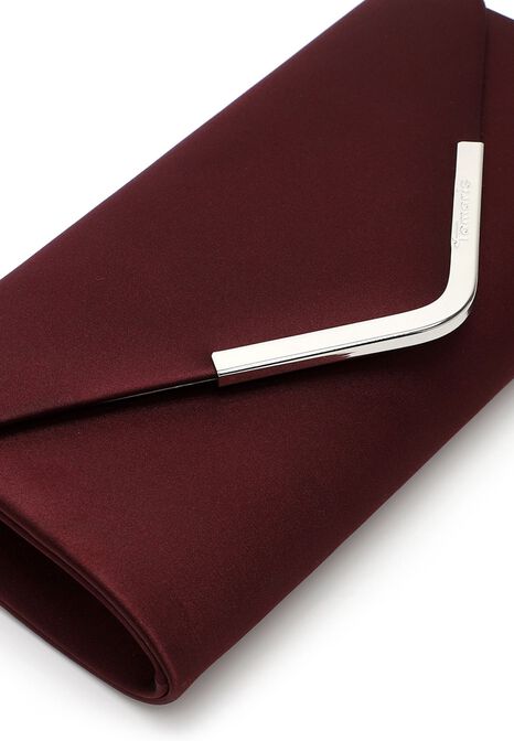 Clutch bag, bordo, hi-res