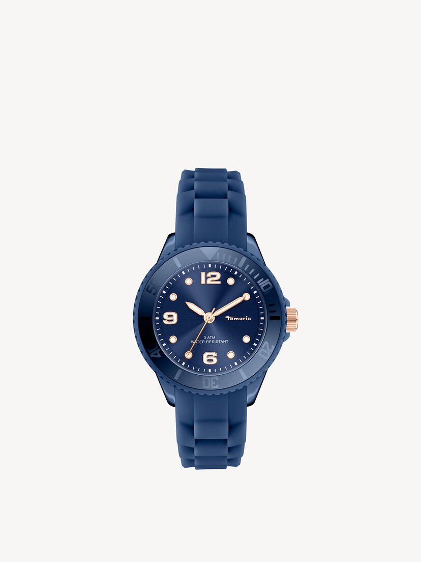 Horloge - blauw, dunkelblau, hi-res