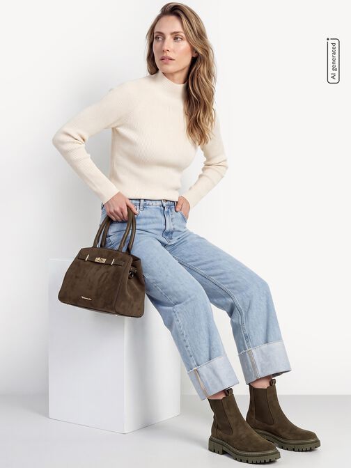 Chelsea boot, OLIVE, hi-res